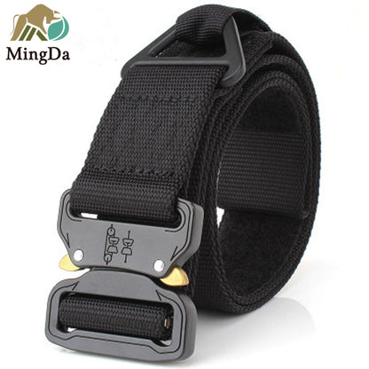 Nylon Belt With Cobra Buckle And Tri-Gilde